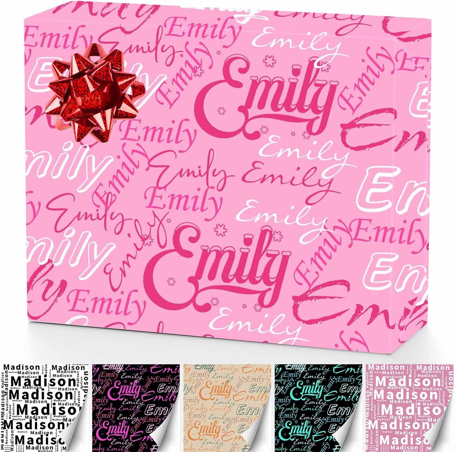 MyPupSocks Custom Wrapping Paper Birthday Birthday Wrapping Paper Boy Personalized