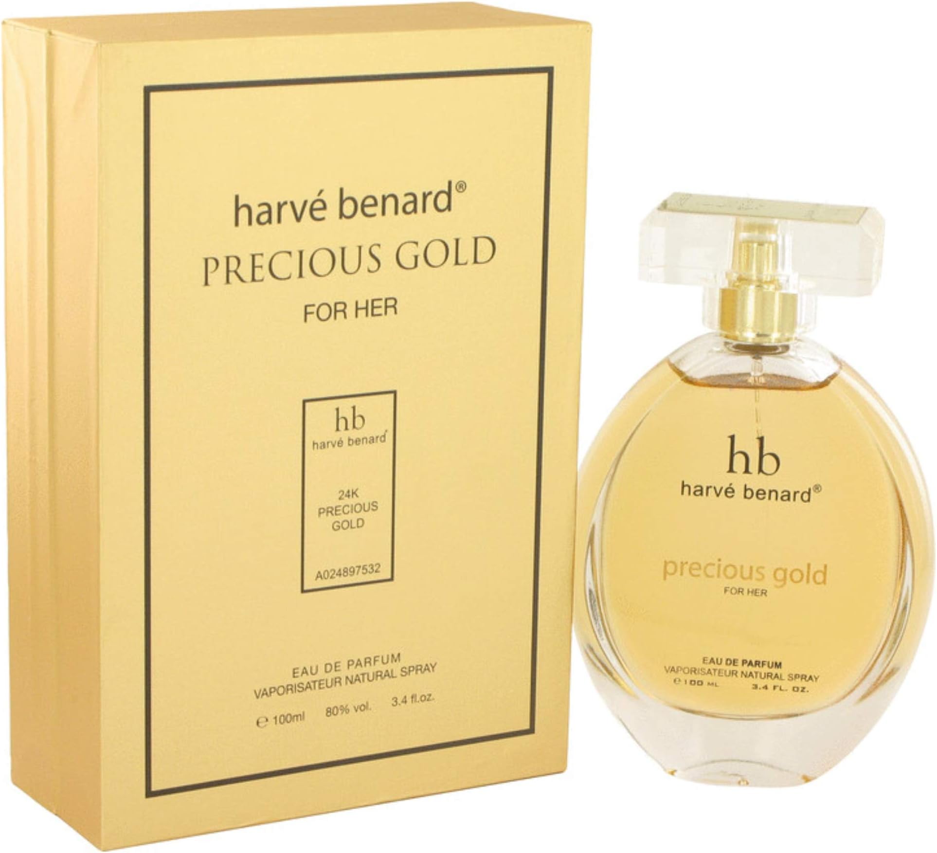 Precious Gold By Harve Benard Eau De Parfum Spray 3.4 Oz Women