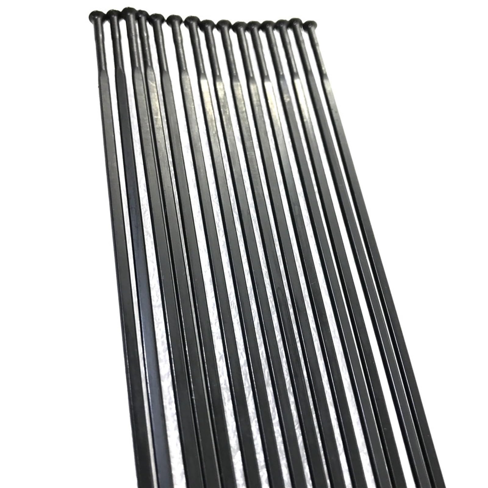 Rayons 12 pièces/lot de 12 jauges de traction droites 14 G 2,0 mm pour rayons de vélo, tétons droits sans tétons de rayons, tétons de rayons en aluminium, rayons de vélo (273 mm)