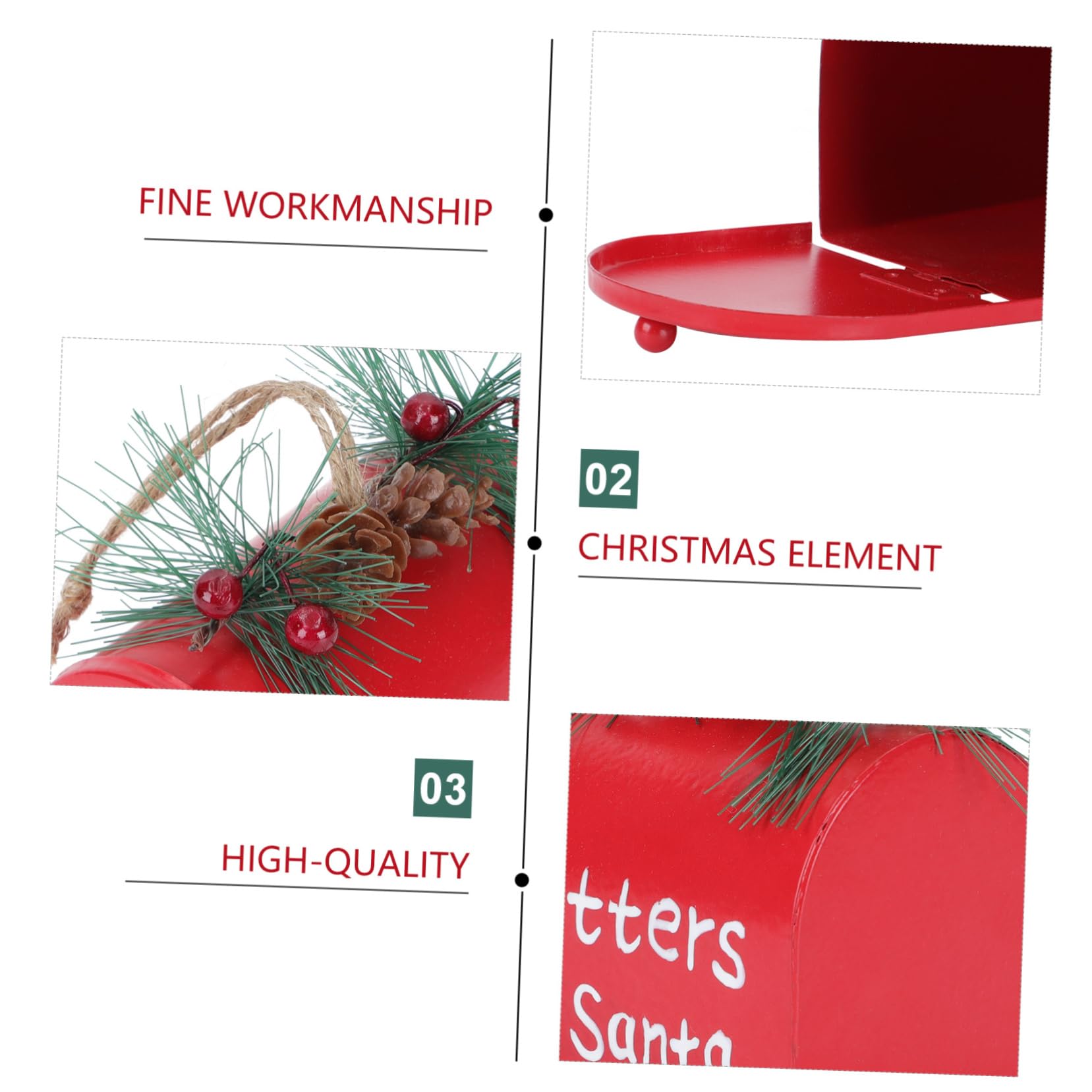 OUNONA 6stücke Metall Weihnachtsbaum Dekoration Für Festliche Anlässe Kreatives Design Für Kamin Und Fenster Robustes Eisen Und Plastik Material Für Freunde Und Familie