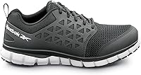 Vista 3 de Reebok Zapatos para trabajo industrial y de construcción Sublite Cushion para hombre Negro/Gris