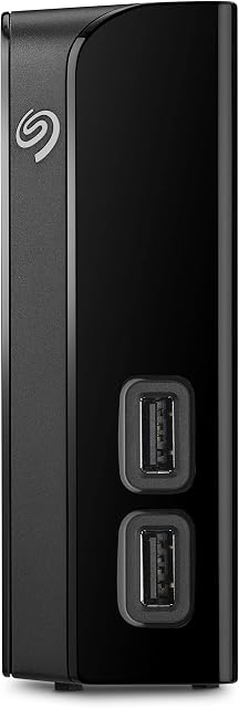 Seagate Sauvegarde Plus Hub 8 TB, Disque dur externe, 3.5', USB 3.0, Bureau, pour PC et Mac, avec 2 Plan photo Adobe Creative Cloud gratuit mois