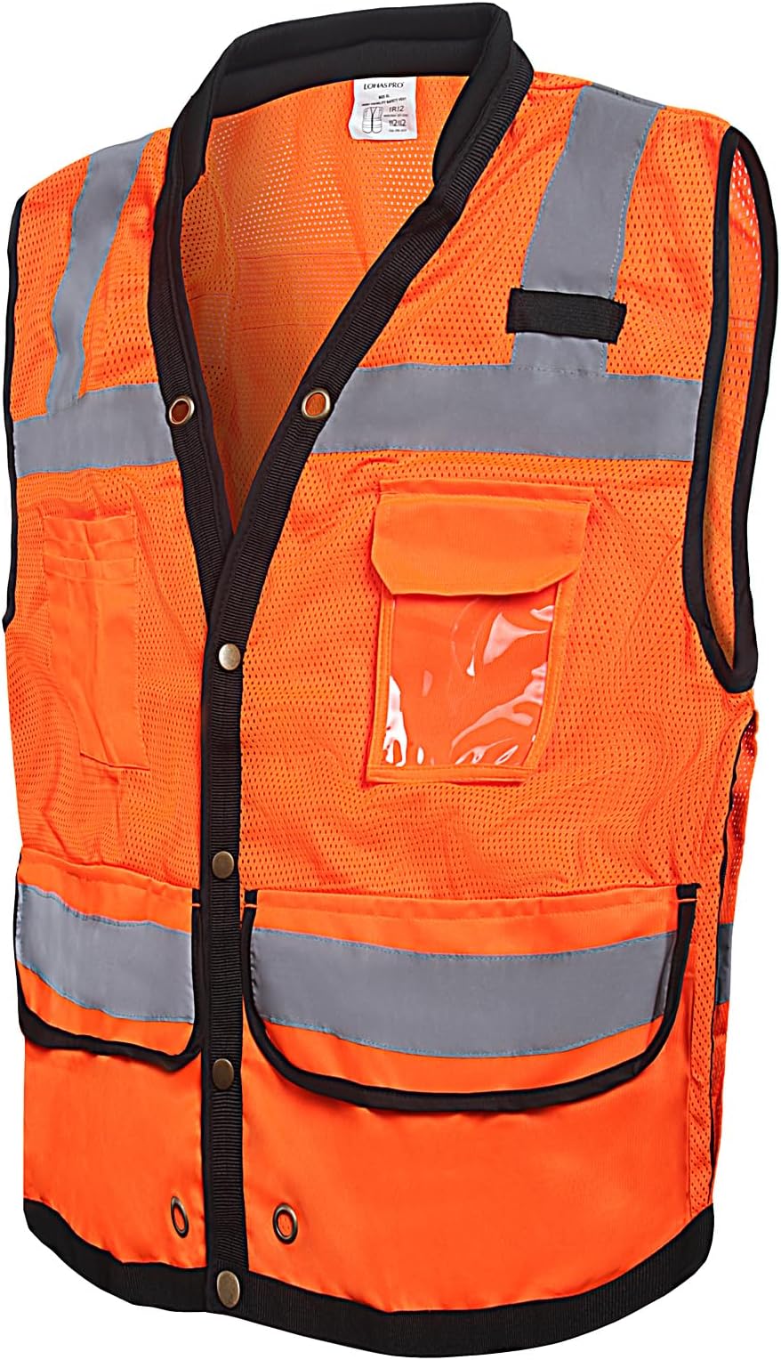 LOHASPRO Safety Vest High Visibility - Mesh Reflective Vest with Pockets for Men & Women - ANSI/ISEA Standards