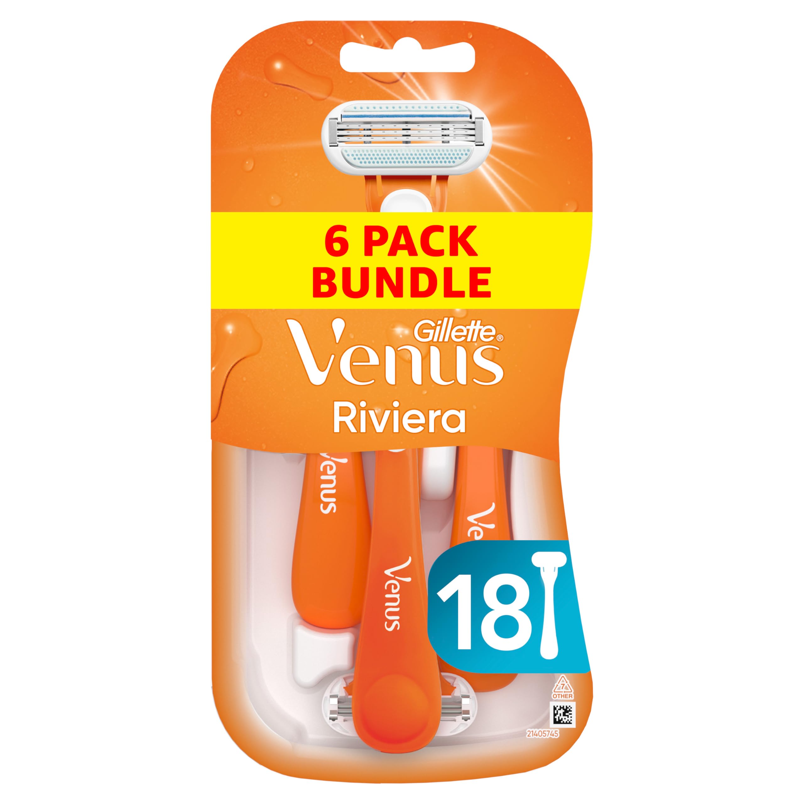 Venus Gillette Extra Comfort Riviera Disposable Razors Pack Of 3