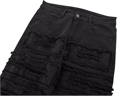 Miniatura 6 de Brnmxoke Mens Baggy Pants,Guy's Long Jogger Pants Casual Cotton Relaxed Fit Jogging Pants Cargo Pants for Men Relaxed Fit