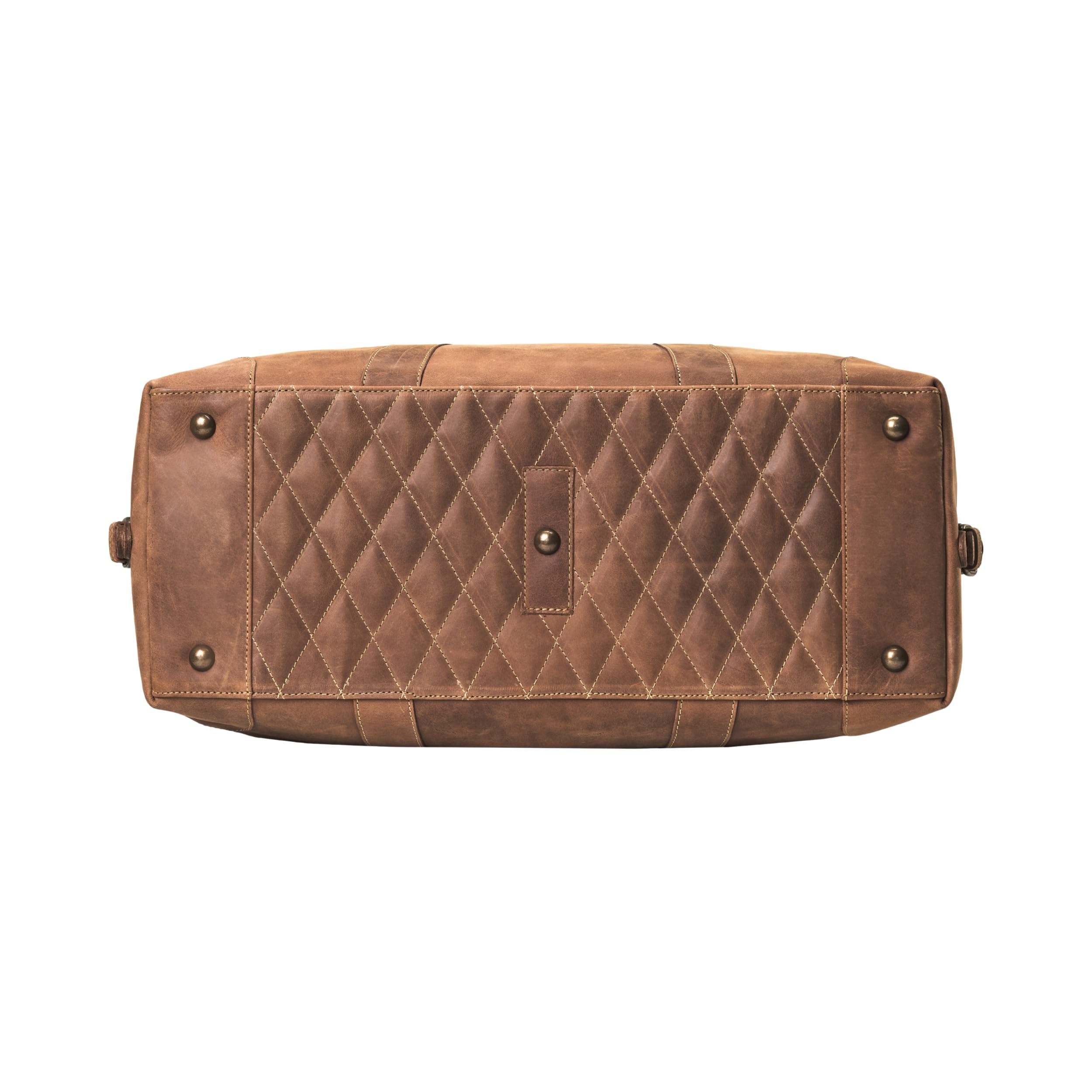 DRAKENSBERG Leder Weekender 'David' (55cm) Reisetasche Herren Damen, Vintage Design, erweiterbar | 45L, Havanna-Braun, DR00306-M