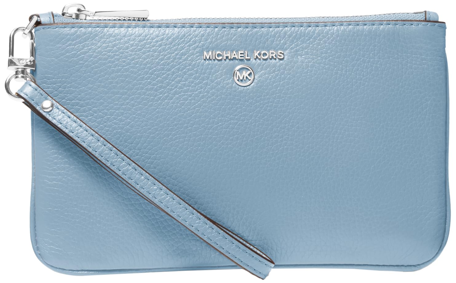 Michael Kors Jet Set Charm Medium Top-Zip Wristlet, Chambray