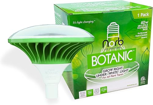 Miniatura 13 de Norb BOTANIC - Luz LED de cultivo de alta calidad, bombilla PAR38 de espectro completo, 1350 lúmenes, eficiencia energética, espectro solar que