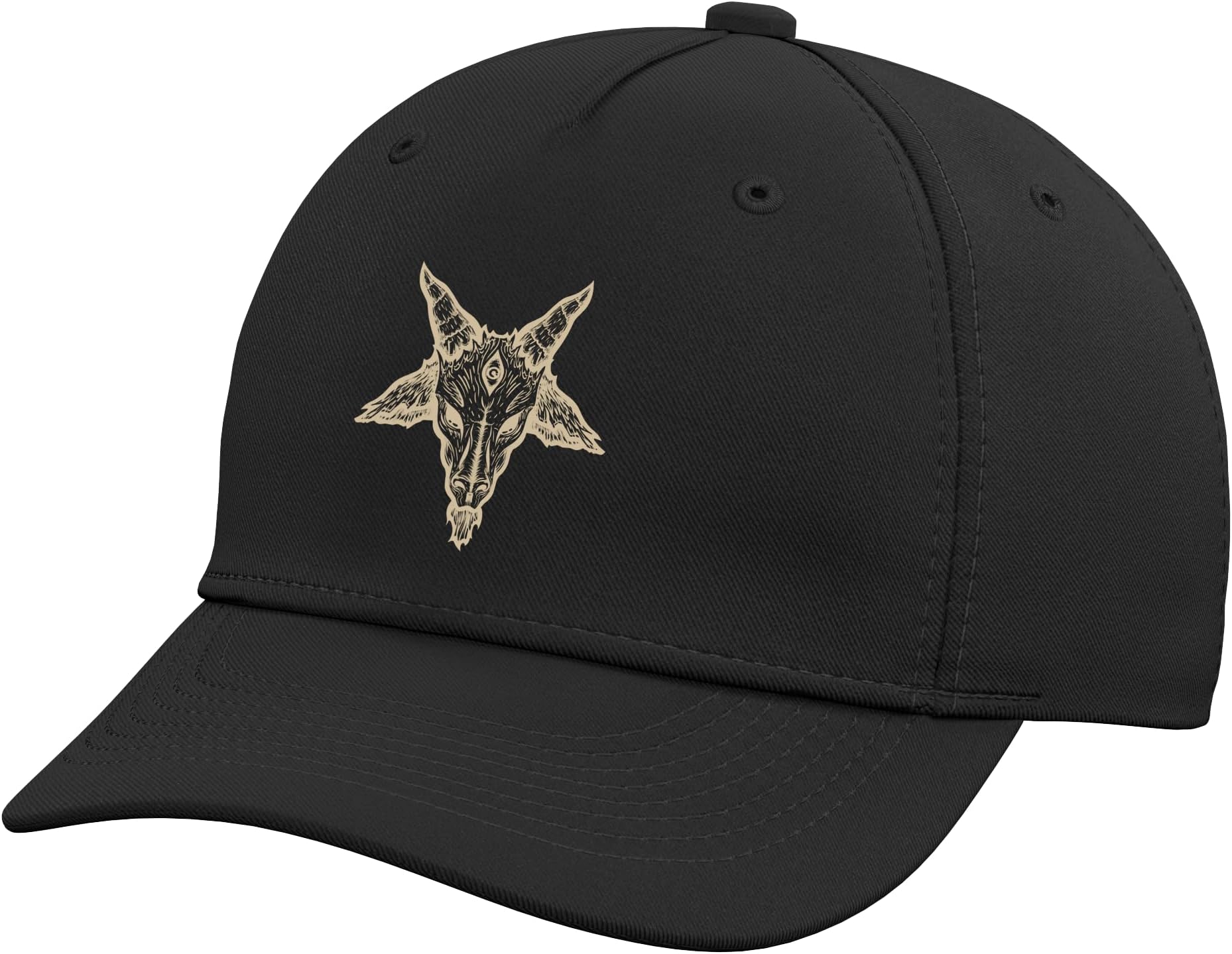 Baphomet Humanoid Goat Creature Represents Evil and Good Adjustable Baseball Hat