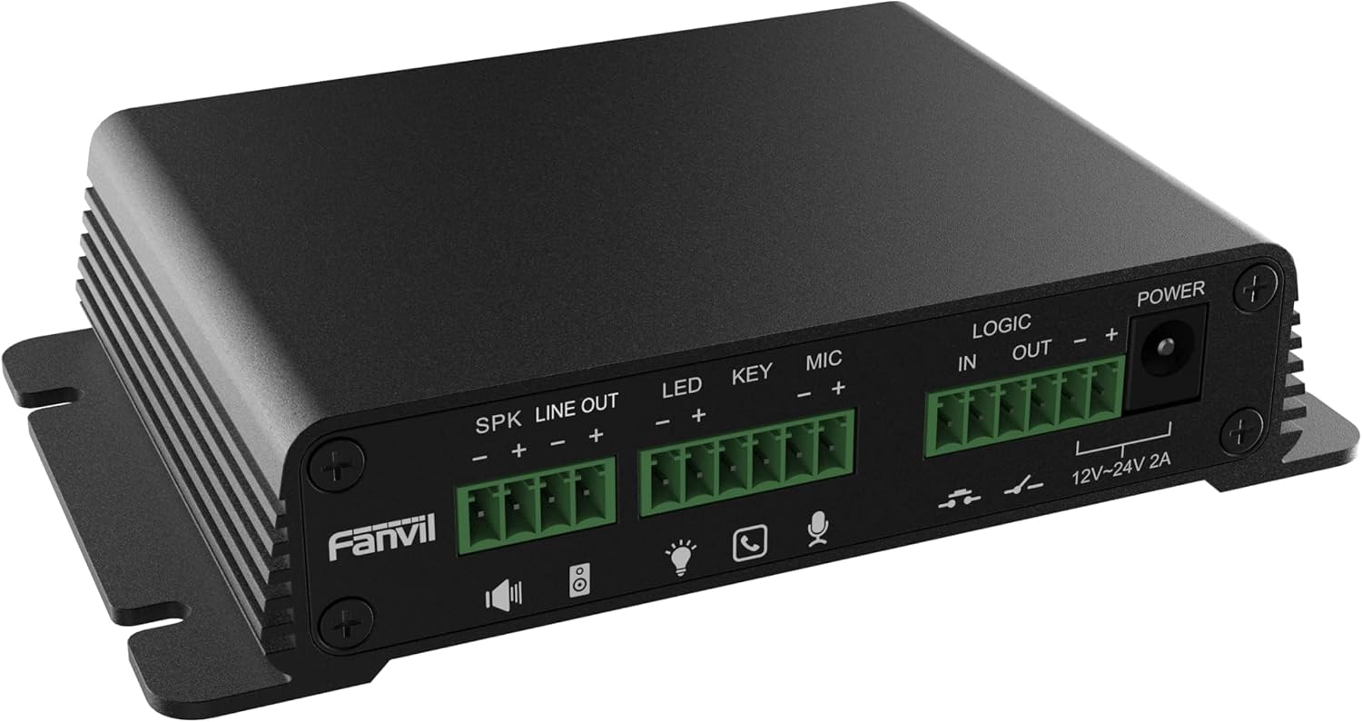 Fanvil PA2S SIP Paging Gateway side ports
