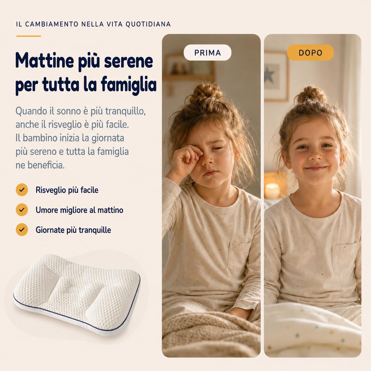 Sereniakids Cuscino, Cuscino Bambini Sereniakids (Bianco)