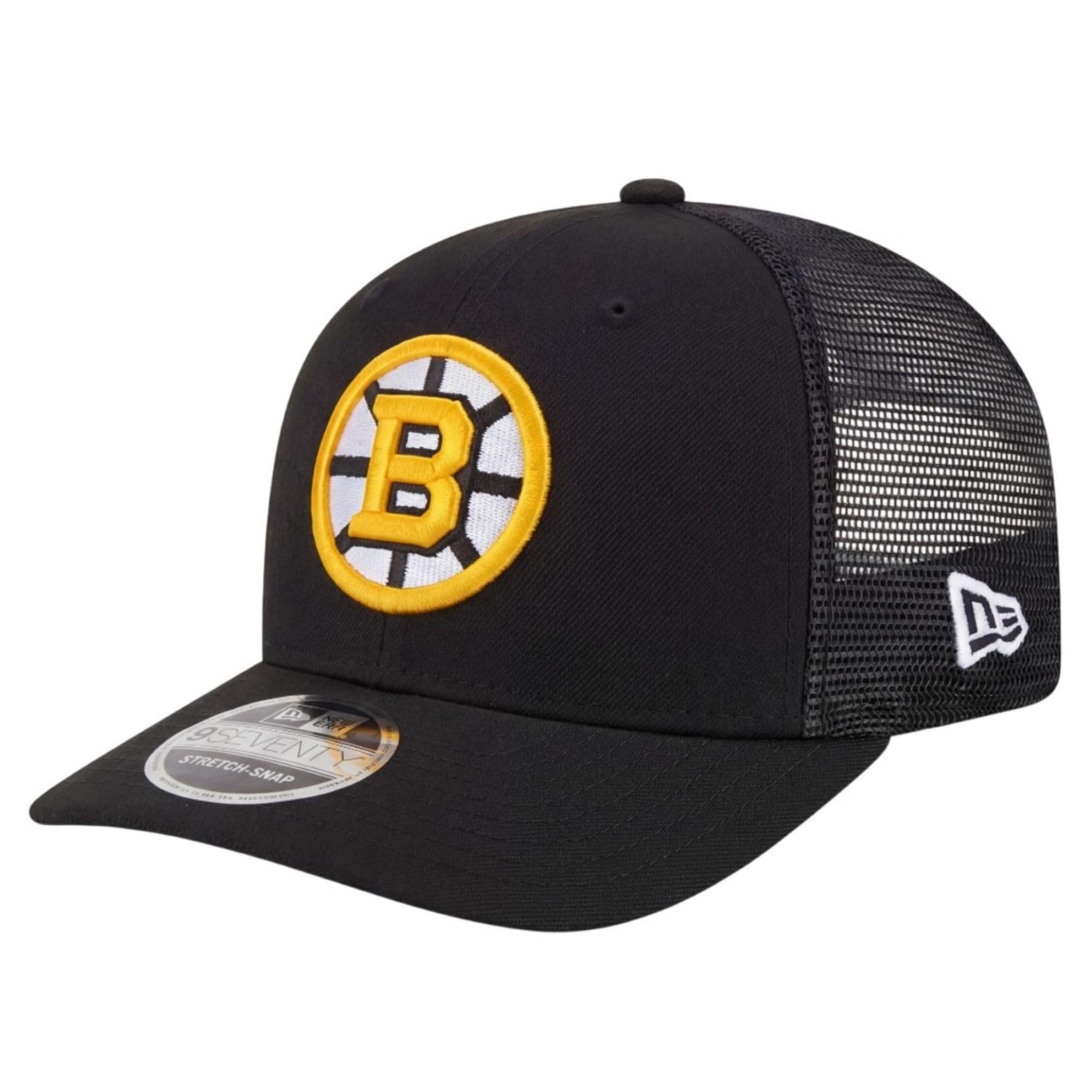 New Era 9Seventy Stretch-Snap NHL Trucker Cap con Visera Curvada Heritage-Style Snapback Cap