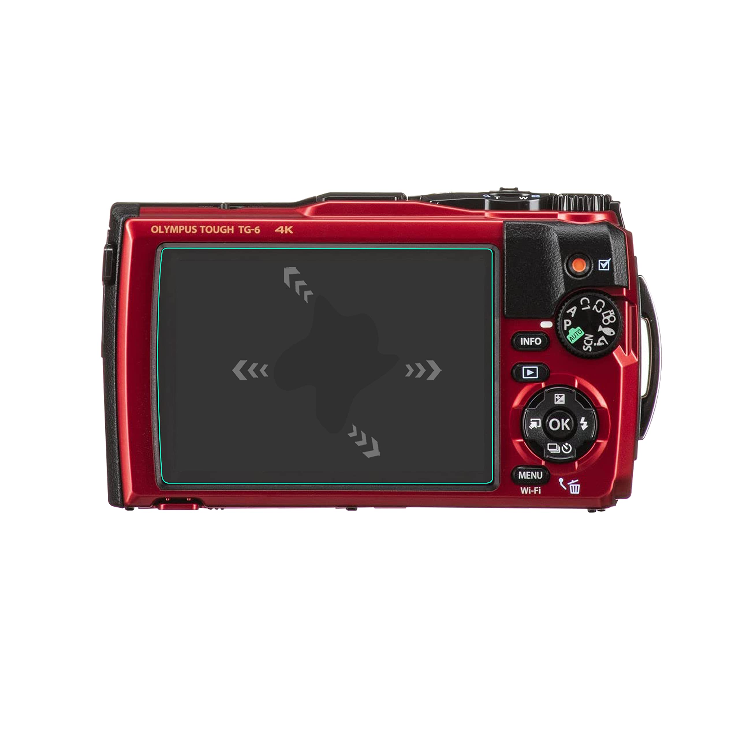Mr.Shield 3 Sztuki Hartowane Szkło do Olympus Tough TG-7 TG-6 TG-5 TG-4 | [TG7 TG6 TG5 TG4] Ochraniacz Ekranu Odporny na Zarysowania HD Przejaśniać Hartowane szkło 9H