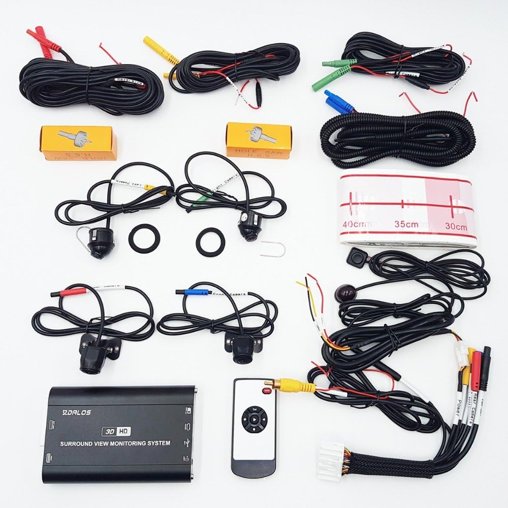 Best SZDALOS Bird View Camera System for Pickup Truck/Sprinter /H3 Large SUV 3D HD 360° Car Surround View Monitoring System HD 1080P Recorder DVR Parking Monitoring