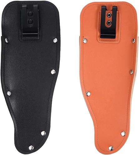 Miniatura 3 de PATIKIL Funda de cuero para podadora de jardín, 2 unidades1 juego de podadoras de derivación, funda protectora para tijeras de podar de jardinería,