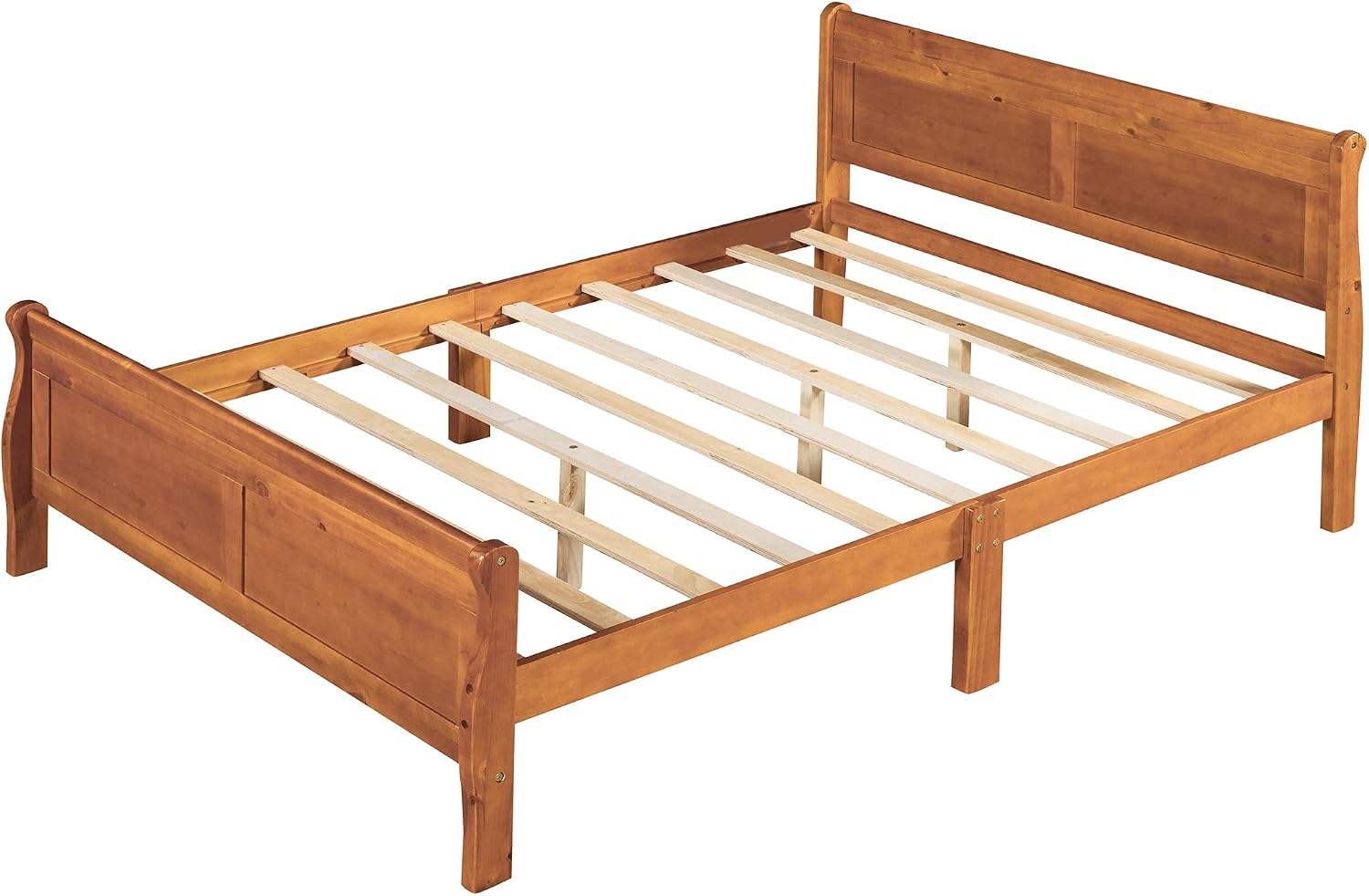 SOFTSEA Full Platform Bed Frame for Small Space