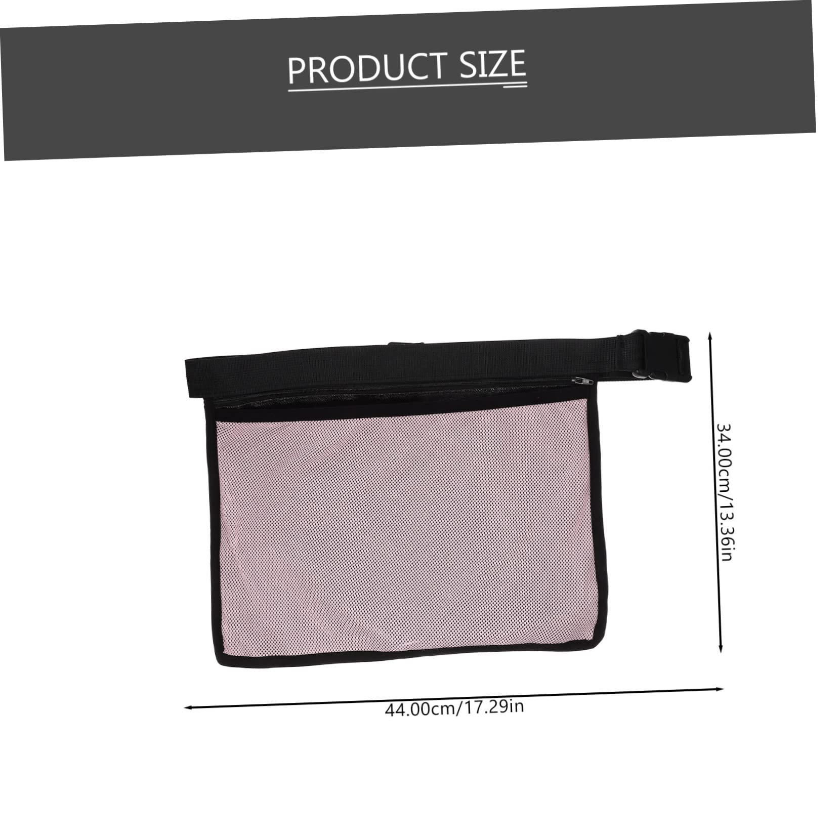 BESTonZON Portable Mesh Tennis Ball Picker Bag Reusable Waist Pouch for Sports Equipment Durable for Tennis Convenient and Easy to Clean