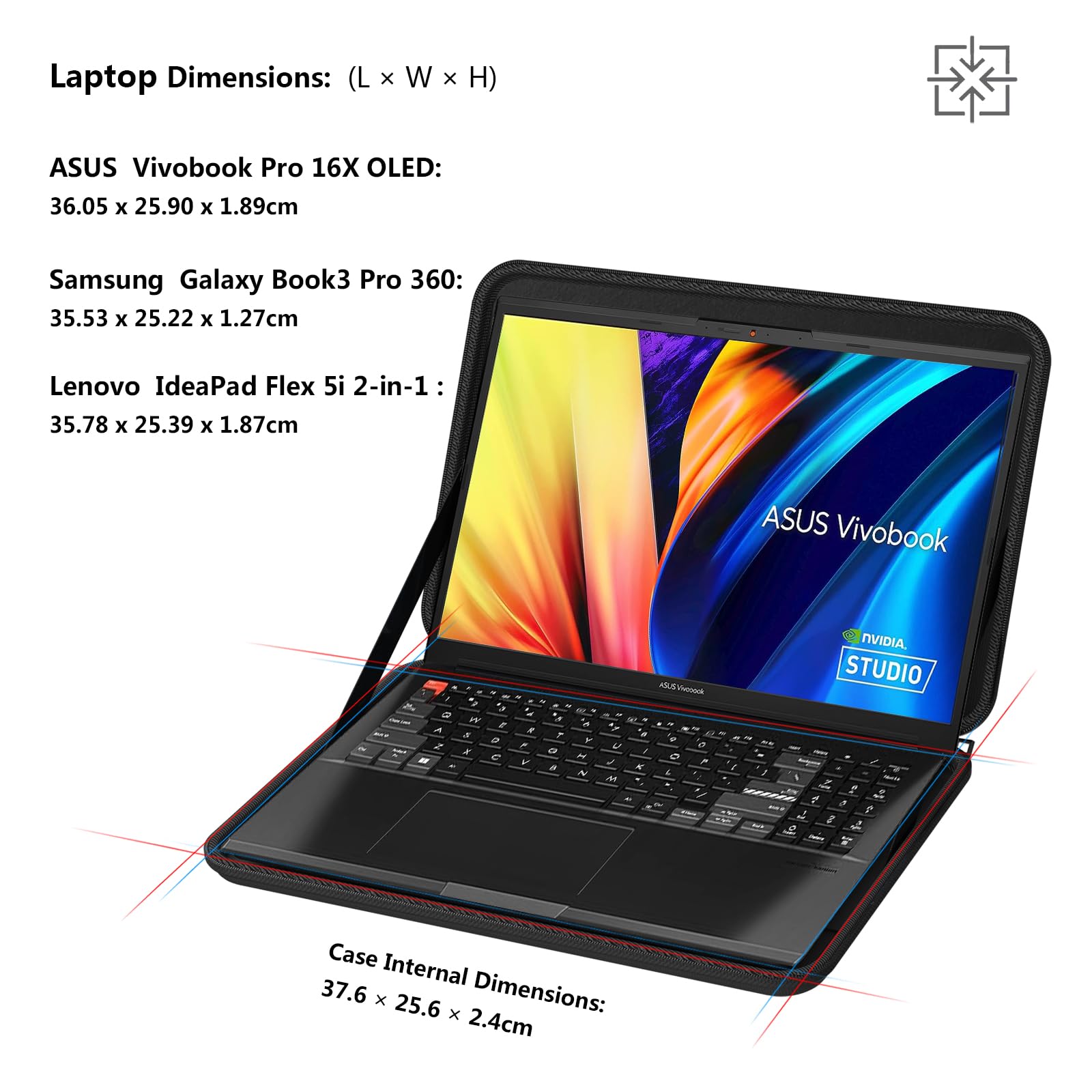 Smatree Funda rígida para portátil Compatible con MacBook Pro M3 de 16,2 Pulgadas, MacBook Pro 2023 2021, MacBook Pro de 15,4 Pulgadas, Funda Delgada y antichoque