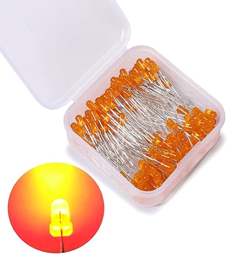 Miniatura 7 de Luces LED de diodo de 0.118 pulgadas, 120 unidades de 0.118 pulgadas LED blancas que emiten surtidas, luz de diodo redondo de colores surtidos