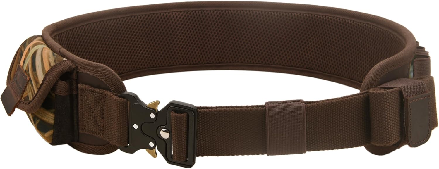 WAYNE'S DOG 25 Rounds Shotgun Shells Bandolier Ammo Holder Shotshells Waist Belt for 12GA 16GA 20GA