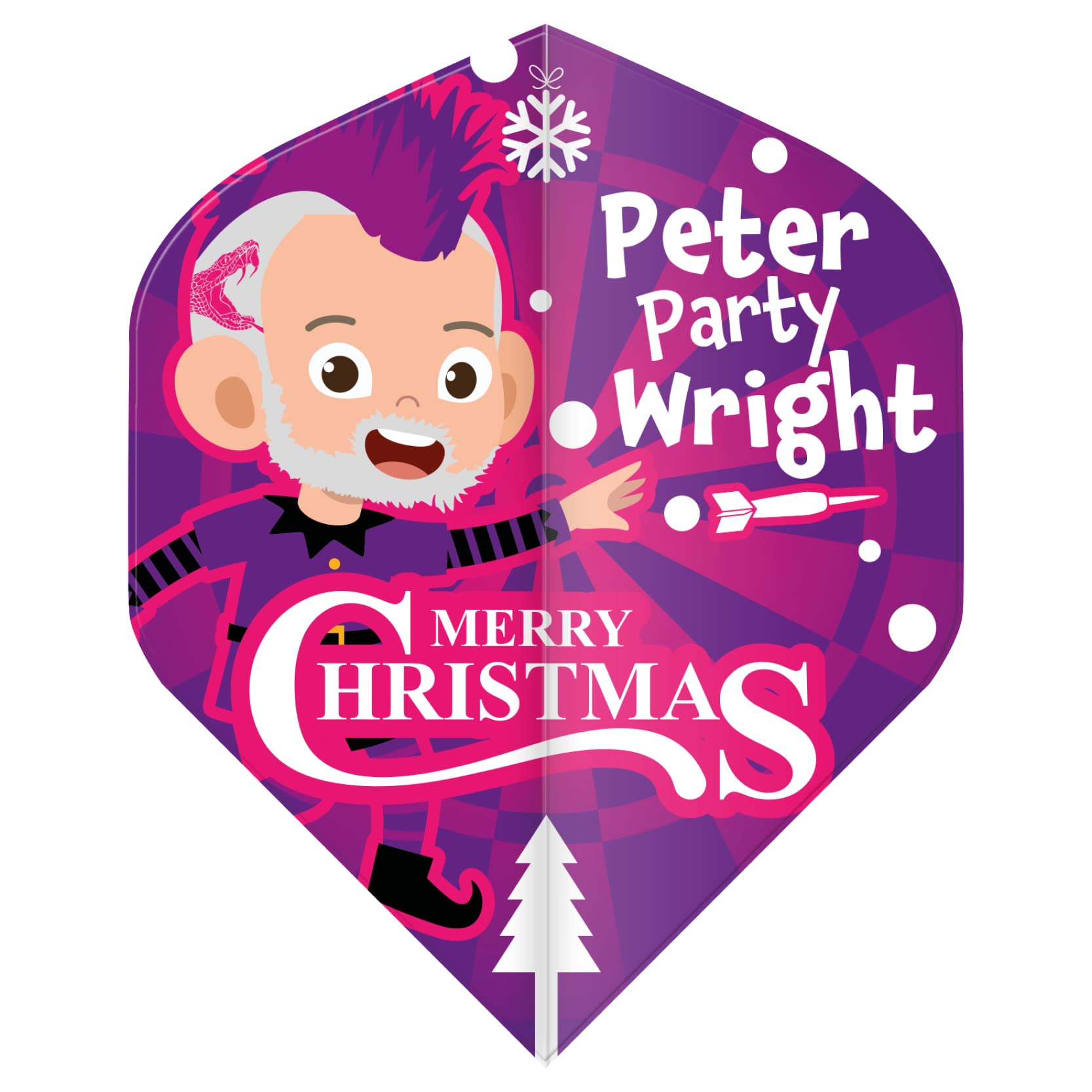 RED DRAGON Limited Edition Christmas 2022 Player Dart Flights - 3 sets per pack (9 flights in total)