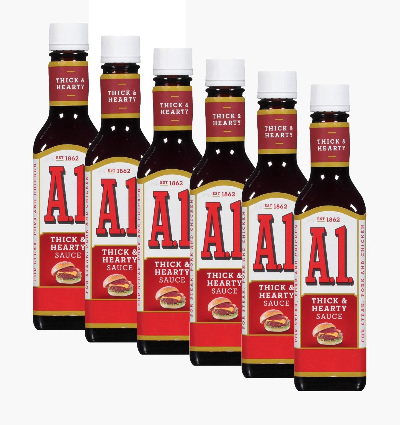 A1 Thick & Hearty Steak Sauce 10 oz (Pack of 3)