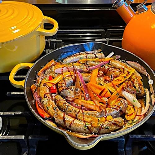 Miniatura 5 de Chantal Utensilios de cocina de hierro fundido esmaltado juego de 5 piezas caléndula