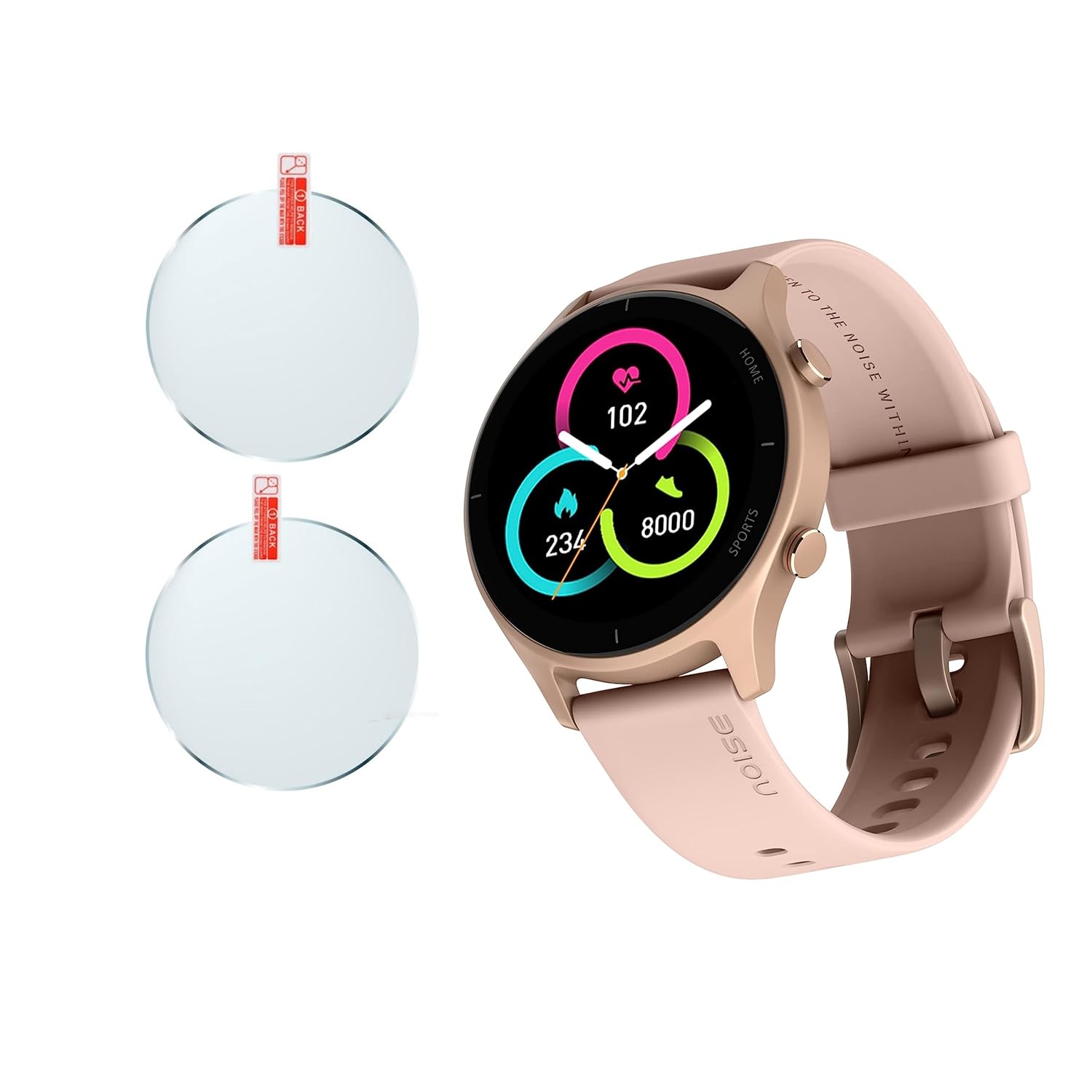 Generic [Pack Of 2] Noise Twist Smart Watch Screen Guard Scratch Guard