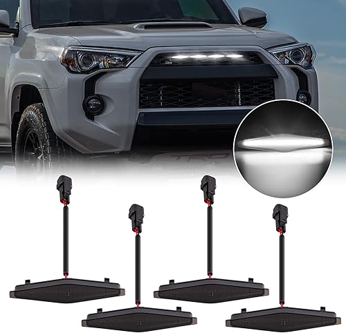 Miniatura 7 de Gempro Conjunto de luz LED para placa de matrícula, lámparas de parachoques trasero para 1996-2023 4Runner 2008-2022 Sequoia 6000K blanco, 2 unidades