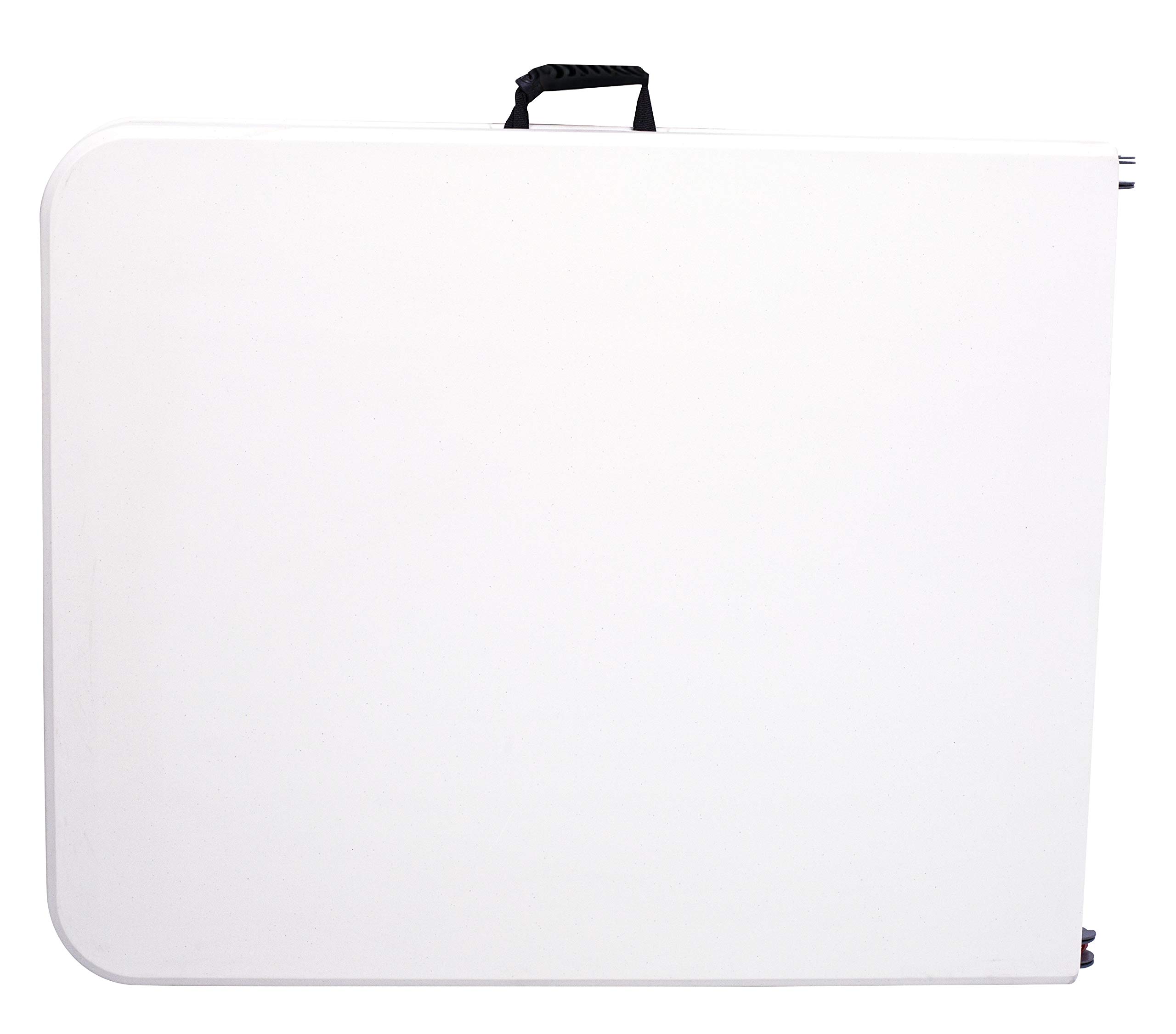 RED DECO - Tavolo Pieghevole Eazy, 180 cm, Colore: Bianco