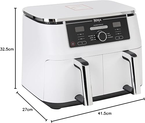 Ninja Foodi MAX Dual Zone Air Fryer, 2 Tiroirs, 9,5L, 6-en-1, Sans Huile - 14