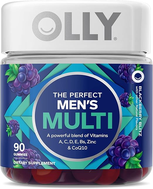 OLLY Men's Multivitamin Gummy, Overall Health and Immune