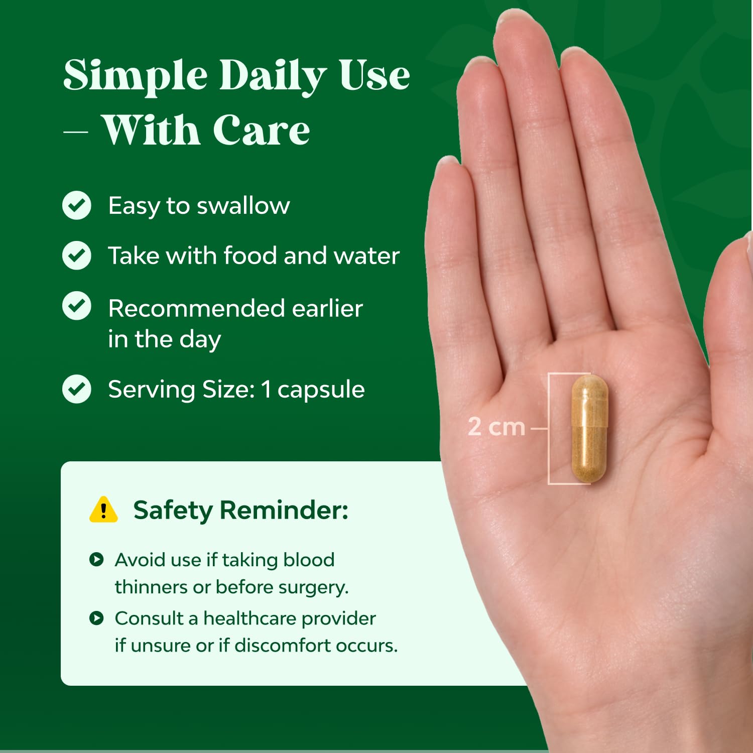 Natures Craft Ginkgo Biloba Capsules 120mg for Focus & Memory - 120 Count — Amazon image 4