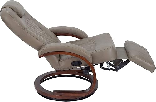 Miniatura 8 de RecPro Nash - Silla reclinable de 28 pulgadas, diseño moderno, muebles de caravana, base giratoria, silla reclinable (1 silla, masilla)