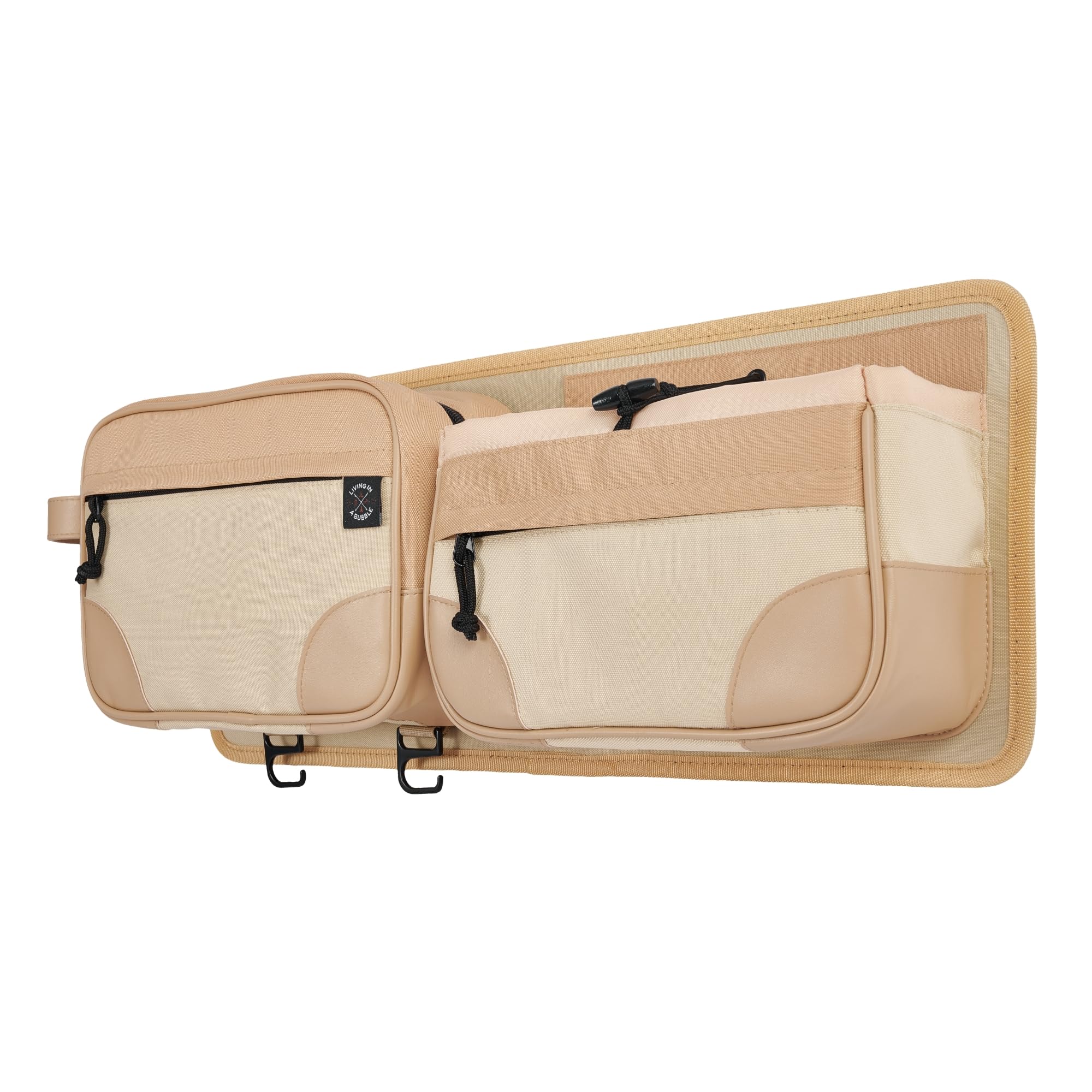 Living in a Bubble Wall Storage Organizer for Travel Trailer, Campervan, RV, and Motorhome - Durable Interior Wall-Mount Adhesive Storage Solution &