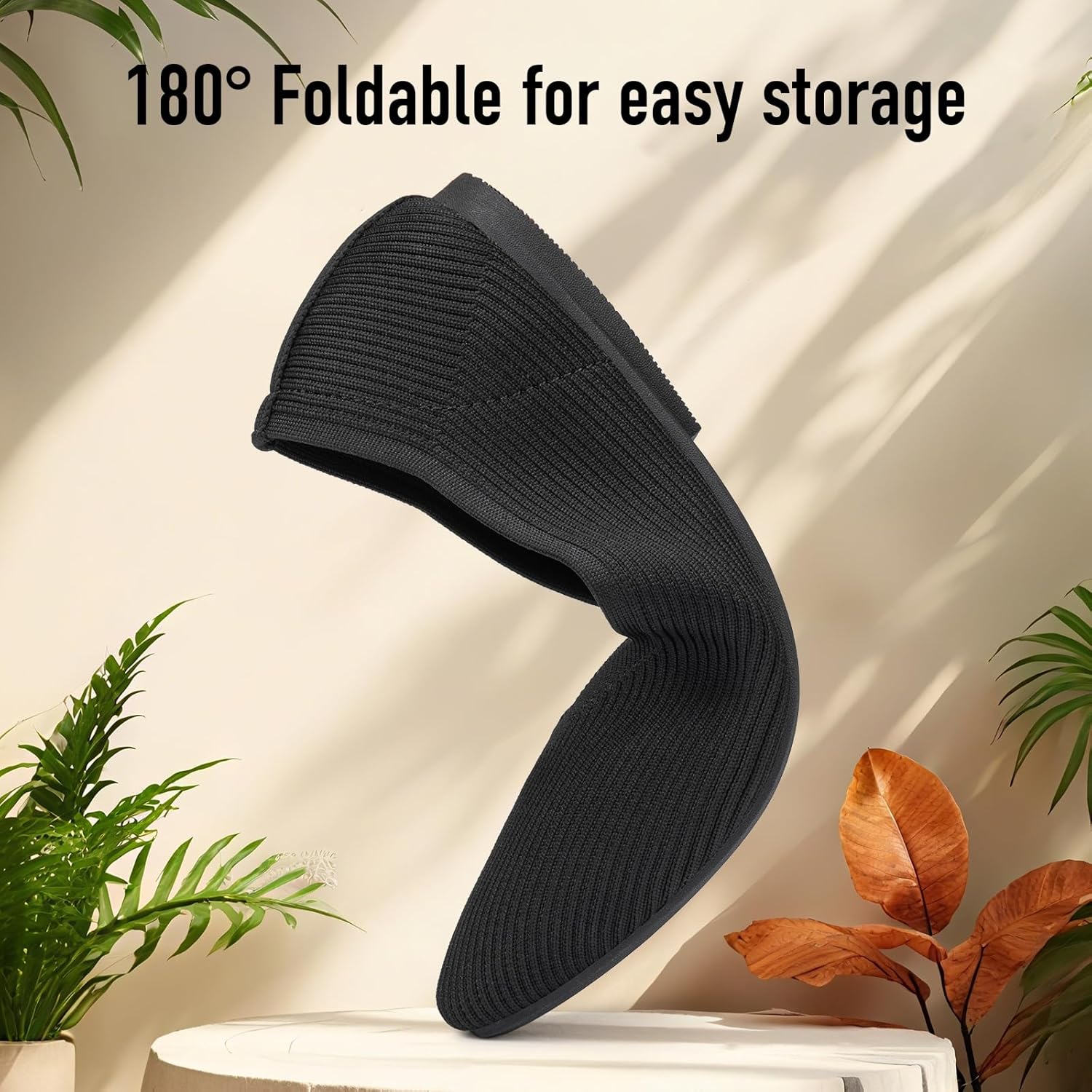 Frank Mully Women's Square Toe Knitted Flats Breathable Lightweight Slip-On Shoes with Arch Support for All-Day Comfort - Image 7