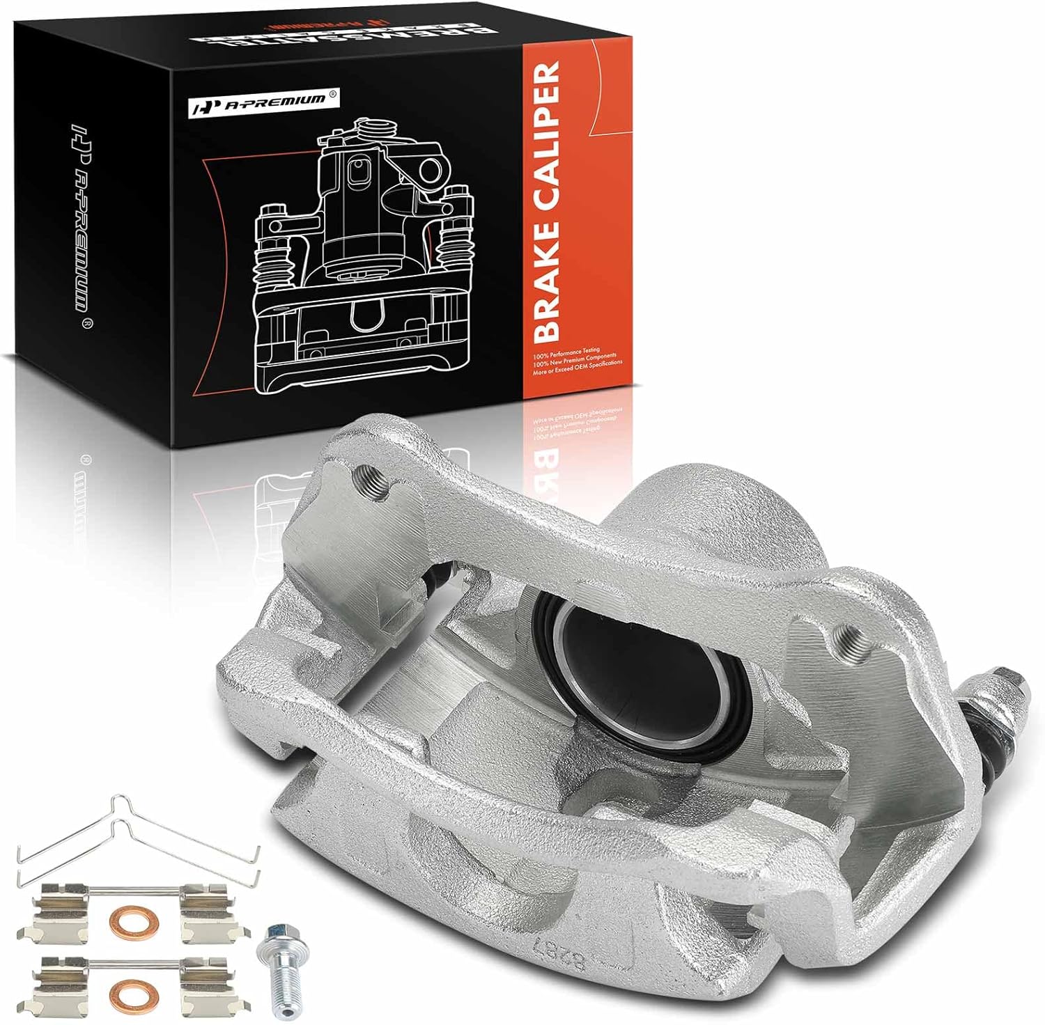 A-Premium Disc Brake Caliper Assembly with Bracket Compatible with Honda CR-V CRV 2005-2006, Civic 2012-2015 & Acura ILX 2013-2015, 2.4L