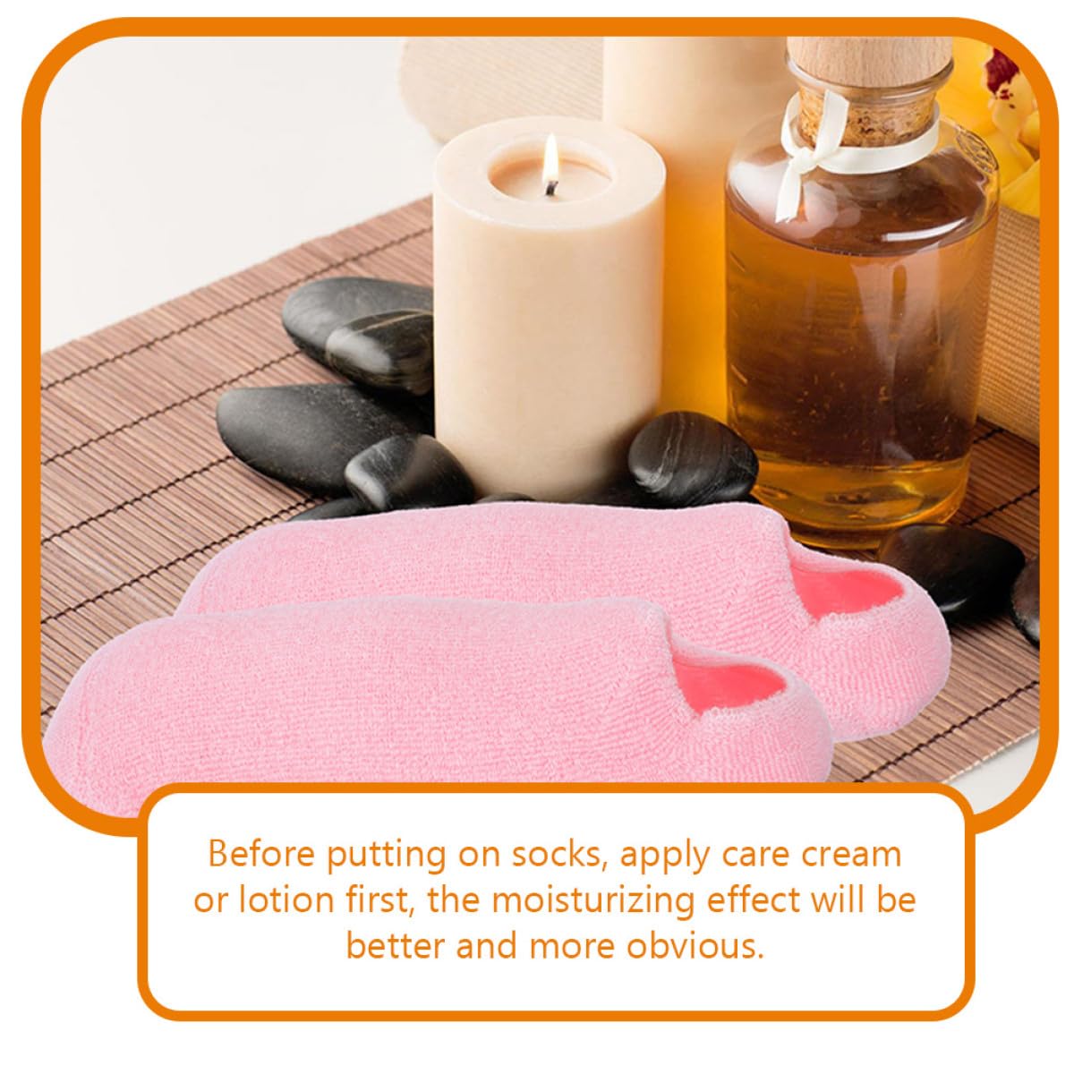 Abaodam 3 Pares de Calcetines Hidratantes para Pies de Mujer Gel Vegetal, Algodón y Fibra Elástica, Antideslizantes y Cálidos para Uso Nocturno y Tareas del Hogar
