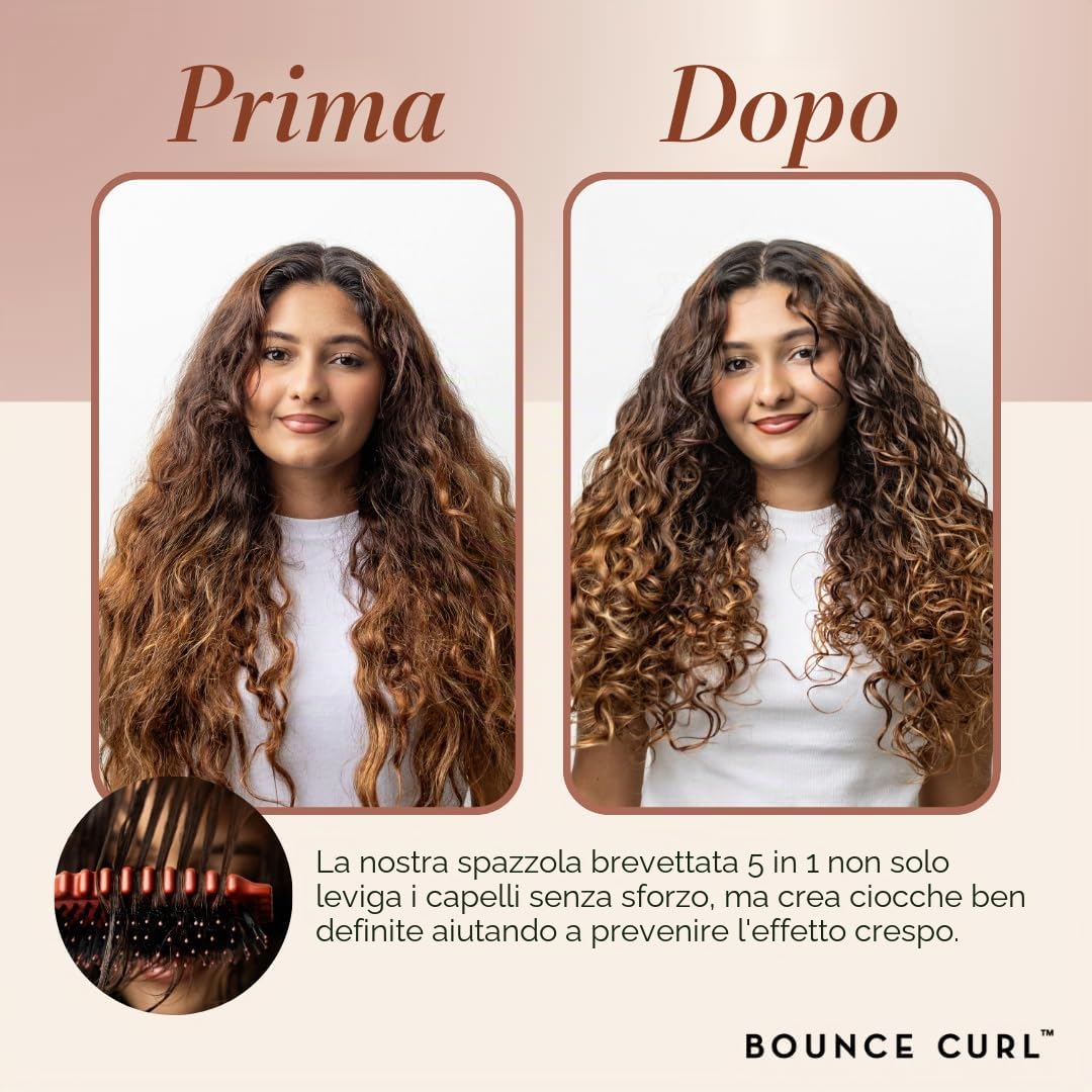 Bounce Curl Spazzola Originale Define Edgelift (Rosa)