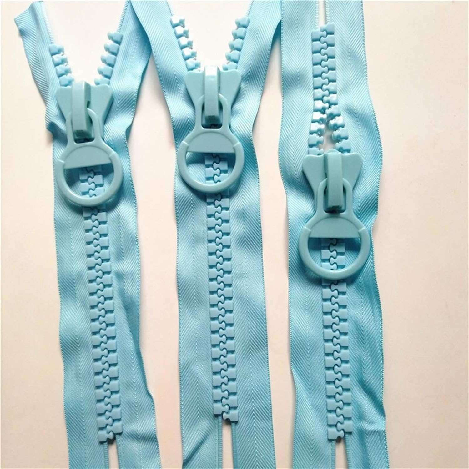 縫いぐるみ 2-10ピース20＃樹脂ジッパー、化粧品袋の色包装袋ジッパー、25 cm 10インチ（32歯）、 ハードウエア脱着 (C