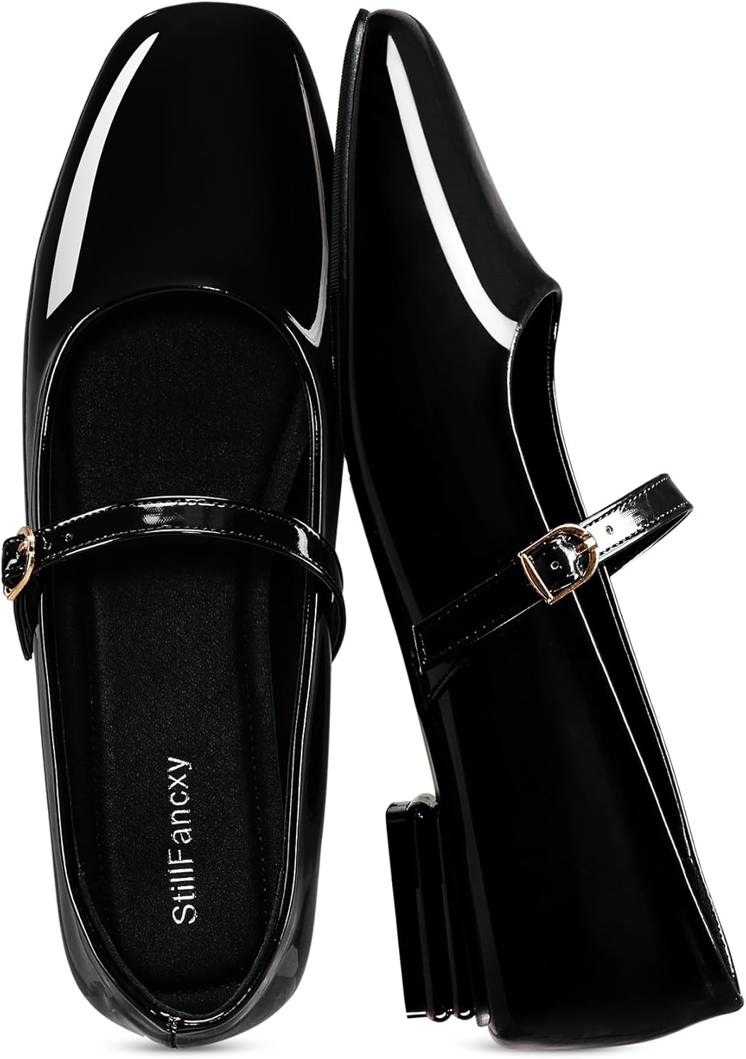 StillFancxy Women's Mary Jane Flats Closed Round Toe Ballet Flat Dressy Comfortable Slip on Shoes - Image 7