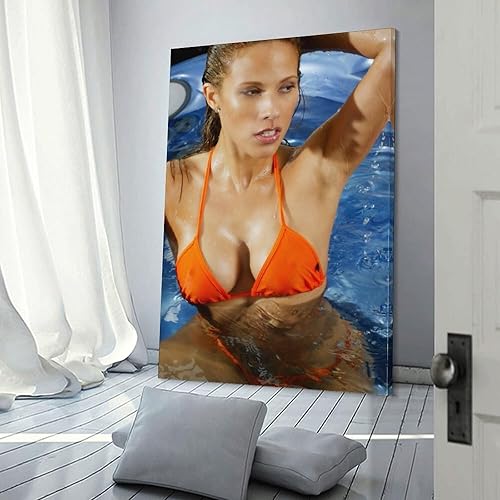 Miniatura 3 de Póster de Bonnie-Jill Laflin, modelo caliente y sexy, para pared, póster de pintura fotográfica, decoración de habitación, decoración del hogar, 24