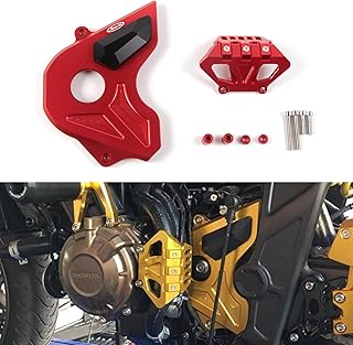 Arashi Proteção protetora de proteção de proteção de corrente roda dentada dianteira para Honda CB650F CB650R CBR650R 2014-2020 Peças de motocicleta CB 650 CB650 F 650F Vermelho 2015 2016 2017 2018 2019