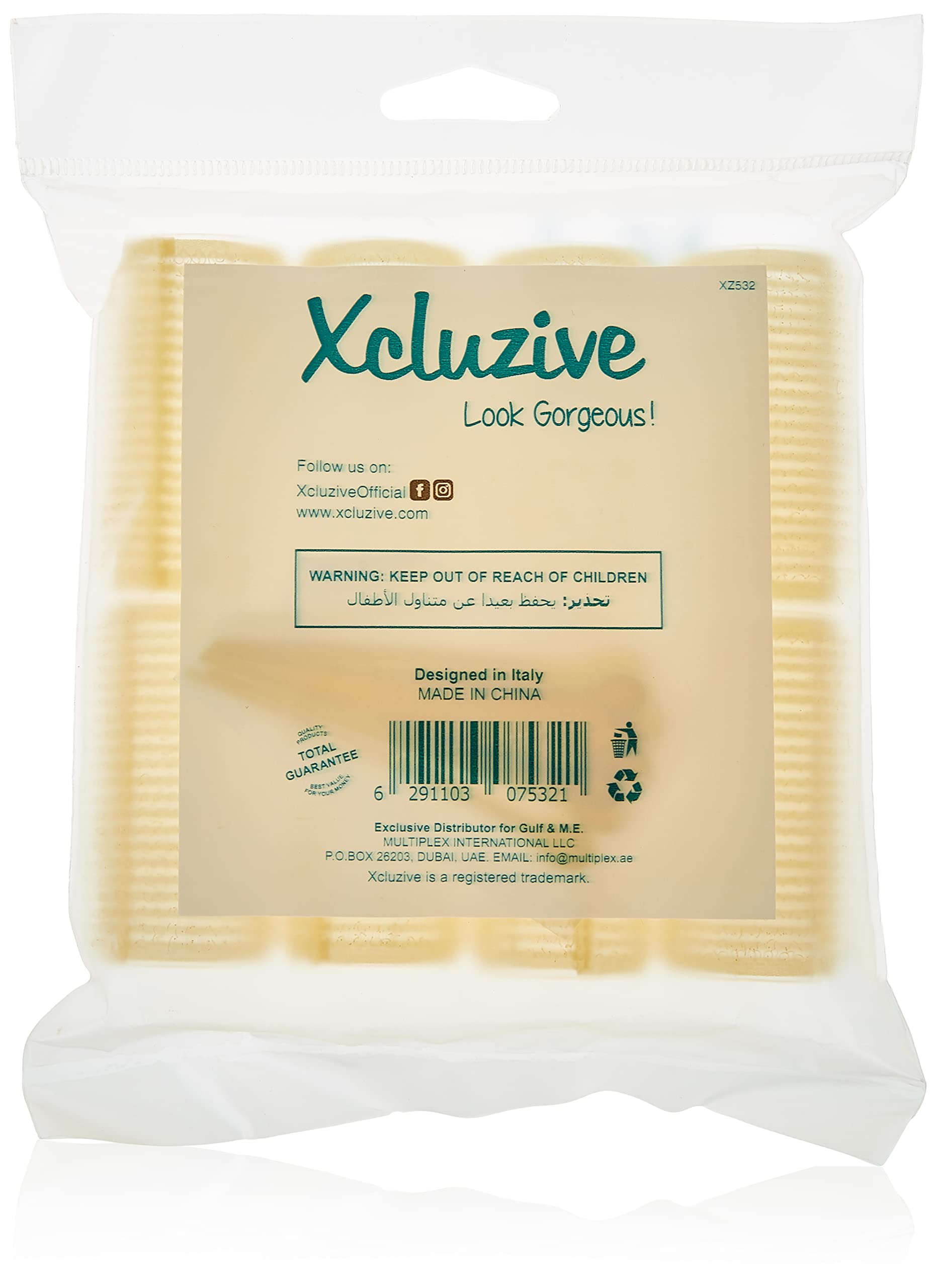 Xcluzive Velcro Rollers 10S With Pins