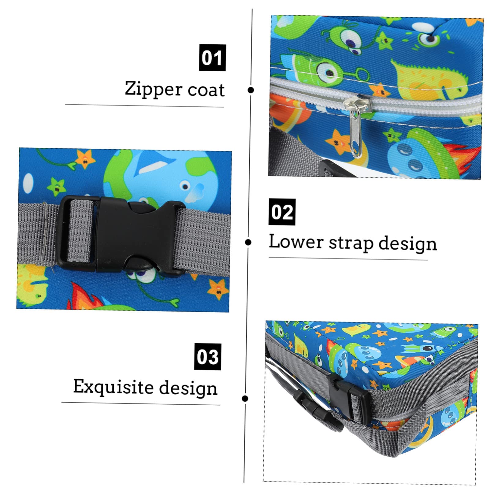 Abaodam Almohadilla Elevadora para Silla de Niños, Azul