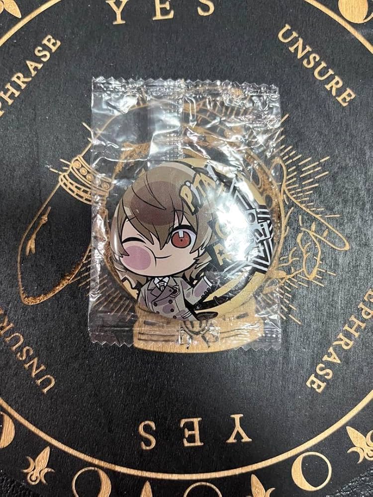 ペルソナ5 ぴた！でふぉめ缶バッジ ペルソナ5 ペタ！ぴた でふぉめ 缶バッジセット 祐介 明智 真 杏