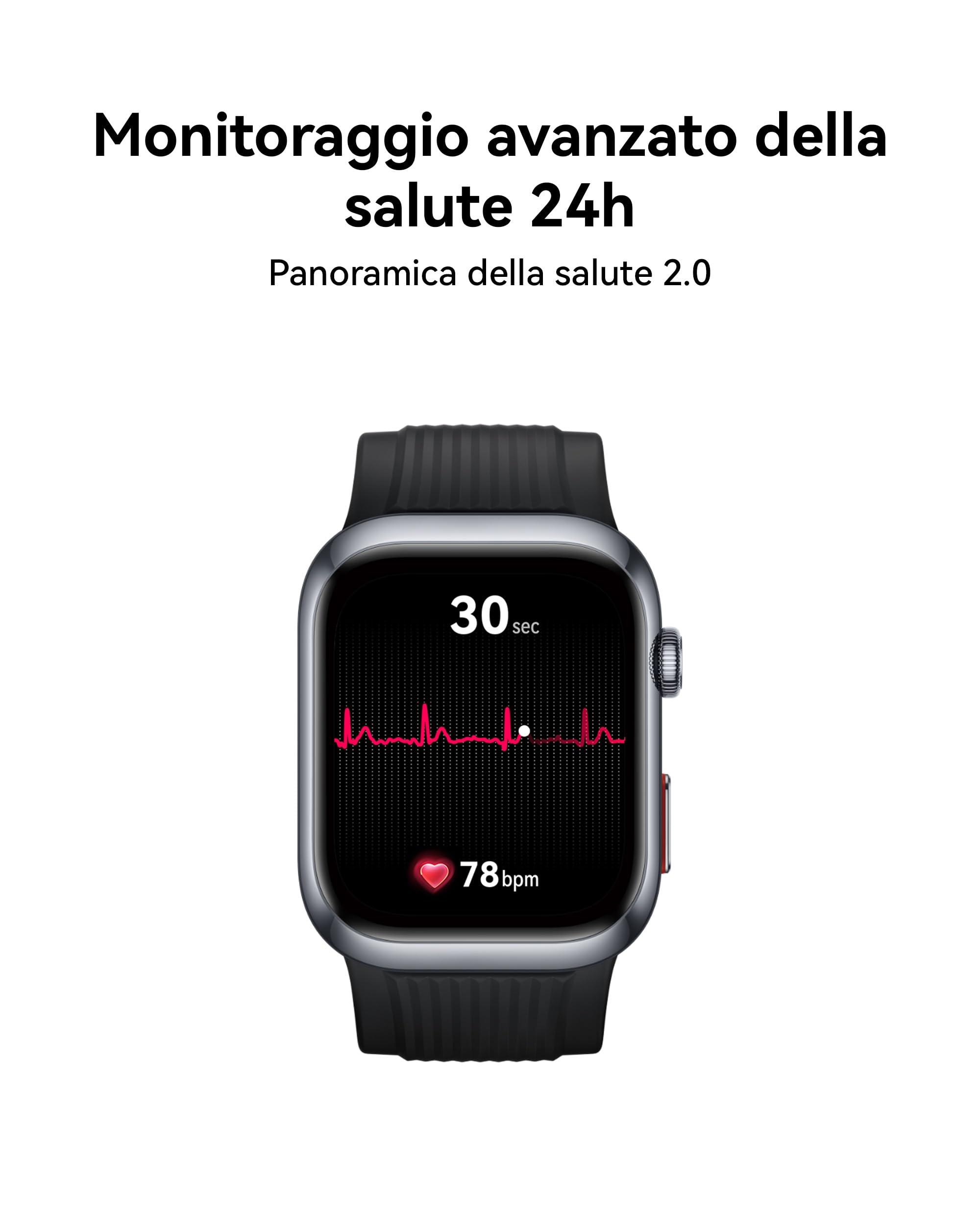 HUAWEI WATCH D2, smartwatch con monitoraggio pressione sanguigna, ECG a singola derivazione in grado di rilevare solo la fibrillazione atriale, stress, sonno, SpO2 e compatibile con iOS e Android