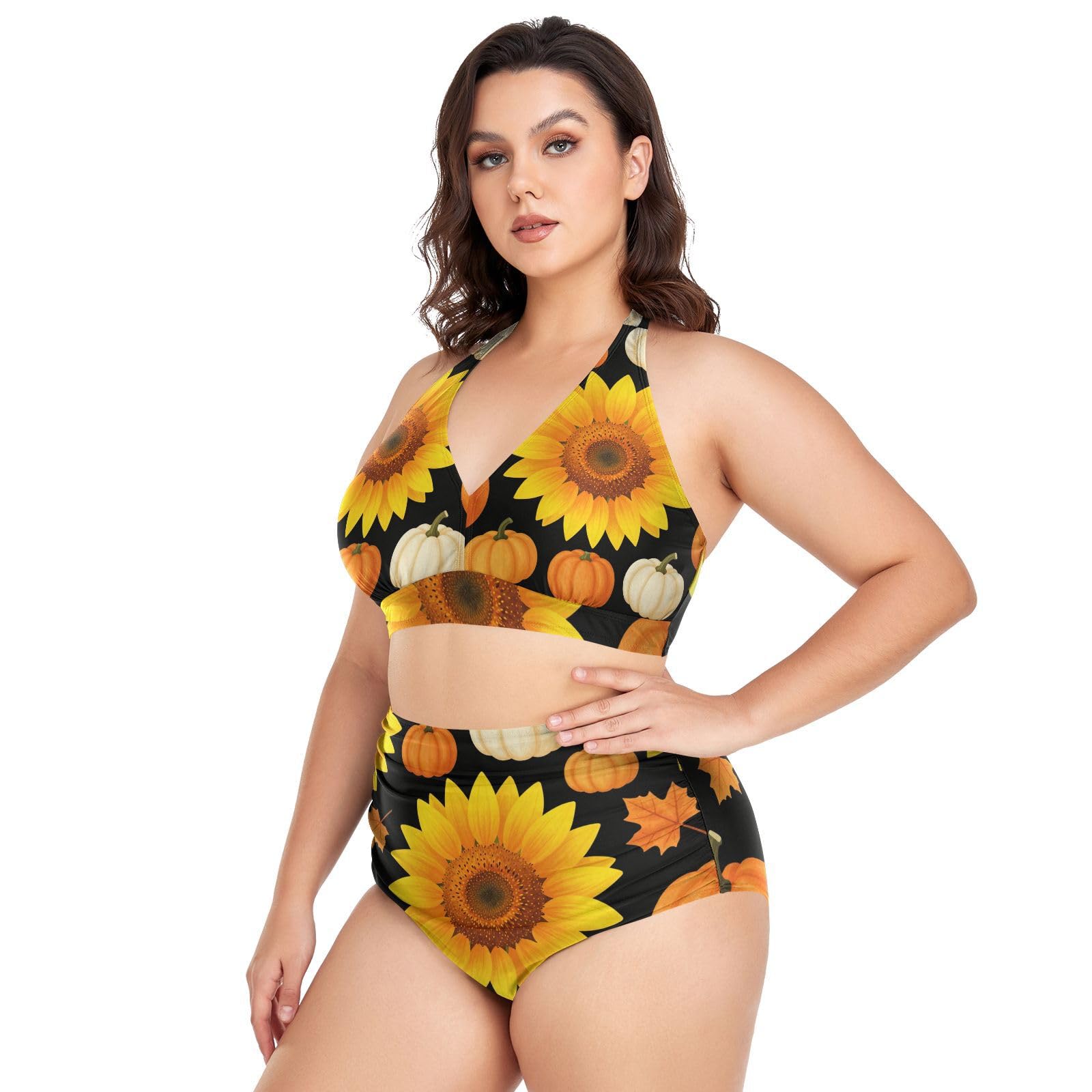 FRODOTGV Costumi da bagno da donna curvy, da L a 4XL