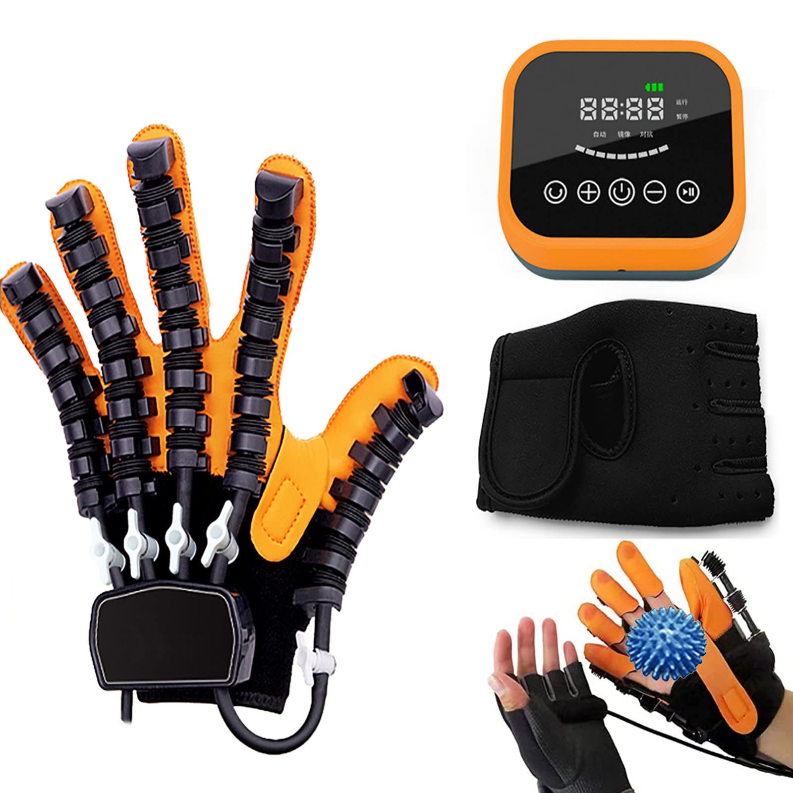 Rehabilitationshandschuhe für Fingertraining, Schlaganfallerholung, Handfunktionsstörung & Gelenkunterstützung – unterstützende Orthese