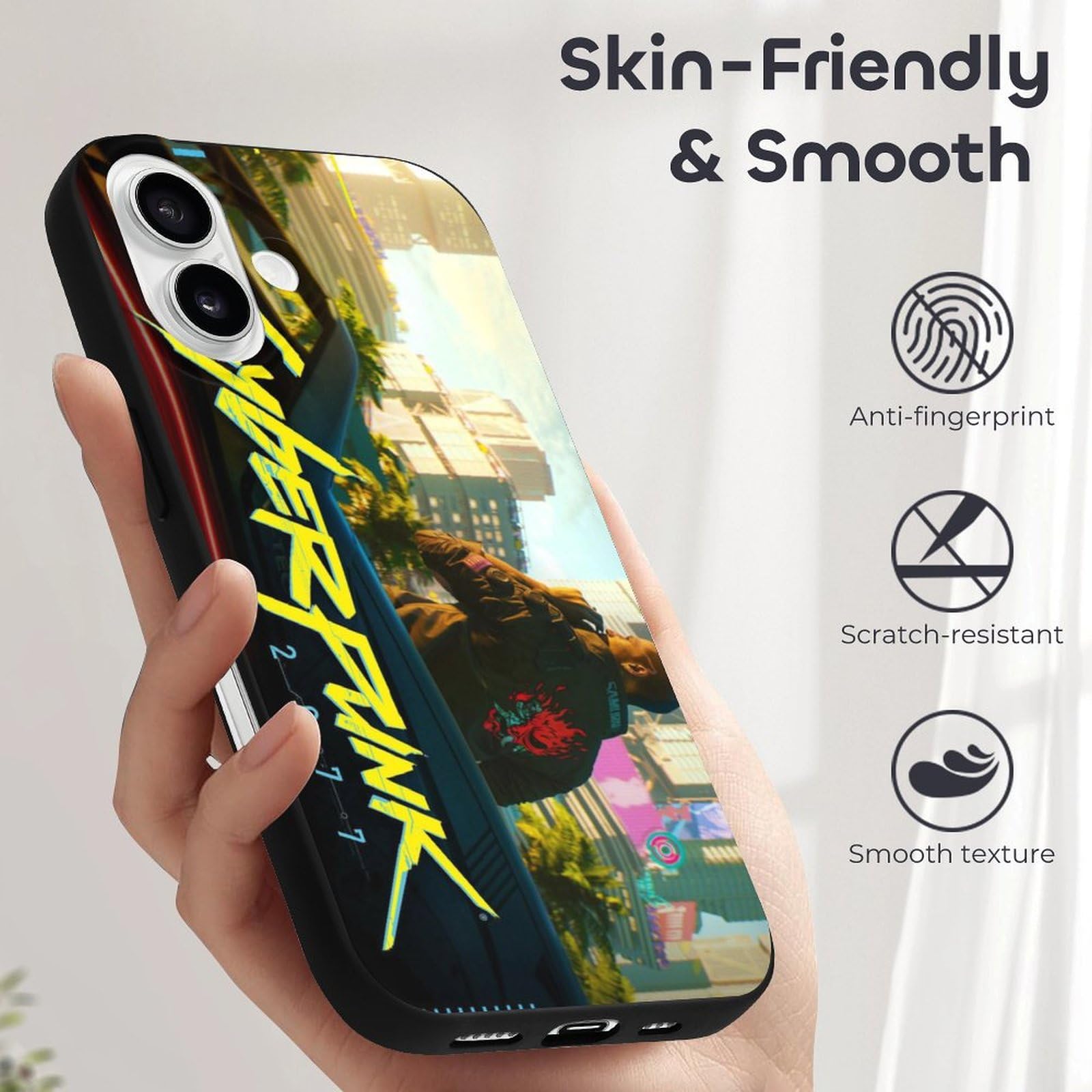 Amazon.co.jp: iPhone 16 ケース iPhone 16 カバー サイバーパンク